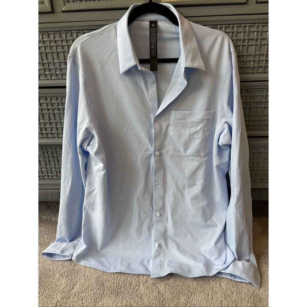 LULULEMON Men’s Commission Long-Sleeve Shirt, Leg $118 C30 - Picture 5 of 12